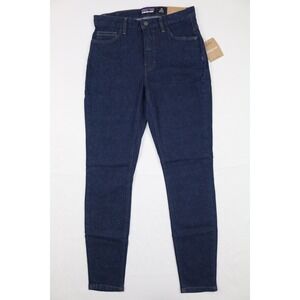Patagonia Slim Jeans Womens 28x29 Organic Cotton Stretch Mid Rise Tapered Dark
